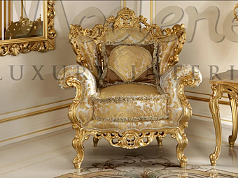 Stoffarmstuhl mit Armlehnen Modenese Luxury Interiors 15420 15420