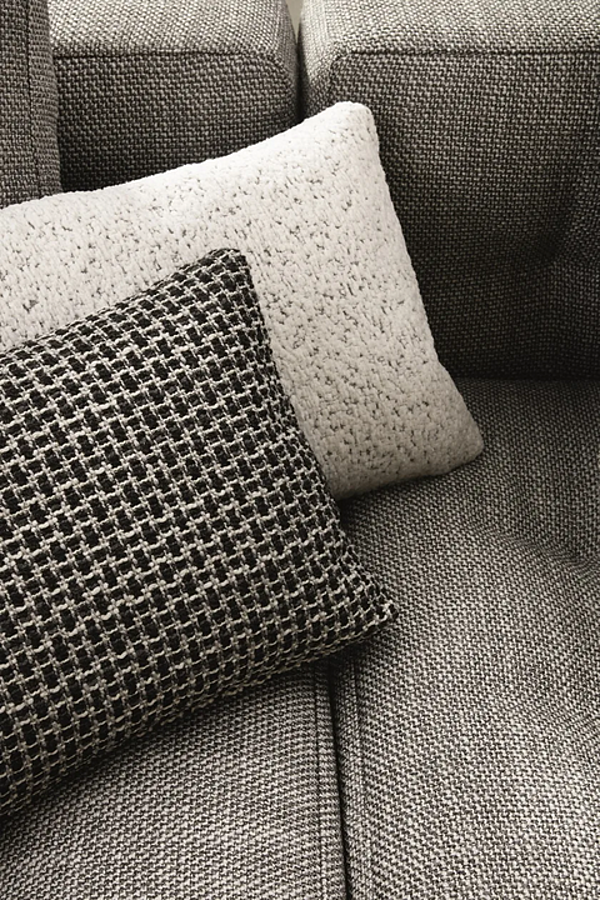 Ecksofa aus Stoff mit weicher Rückenlehne Flou Doze Fabrik Flou aus Italien. Foto №14