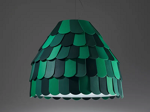 Pendelleuchte aus Kunststoff Roofer Fabbian Fabrik Fabbian aus Italien. Foto №1