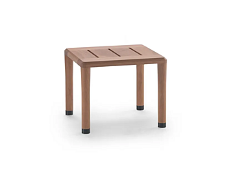 Quadratischer Gartentisch aus Iroko FLEXFORM KOBO Outdoor Quadratischer Gartentisch aus Iroko FLEXFORM KOBO Outdoor Fabrik FLEXFORM aus Italien