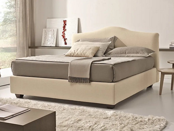 Doppelbett mit gepolstertem Kopfteil Fiaba Duomo Design Fabrik Duomo Design aus Italien. Foto №1