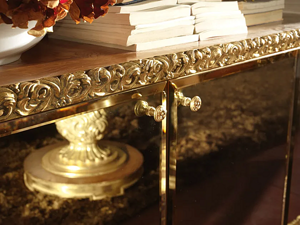 Bücherregal aus Holz A.R. Arredamenti Royal Collection Fabrik A.R.ARREDAMENTI SRL aus Italien. Foto №3