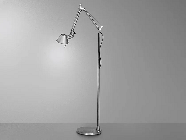 Verstellbare Stehlampe aus Aluminium Tolomeo Micro Artemide A010900, A0103W00, A010300 Fabrik Artemide aus Italien. Foto №1