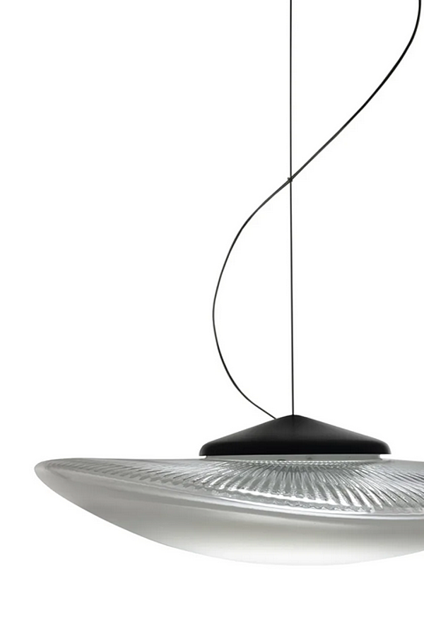 LED Pendelleuchte aus geblasenem Glas Fabbian Loop Fabrik Fabbian aus Italien. Foto №14