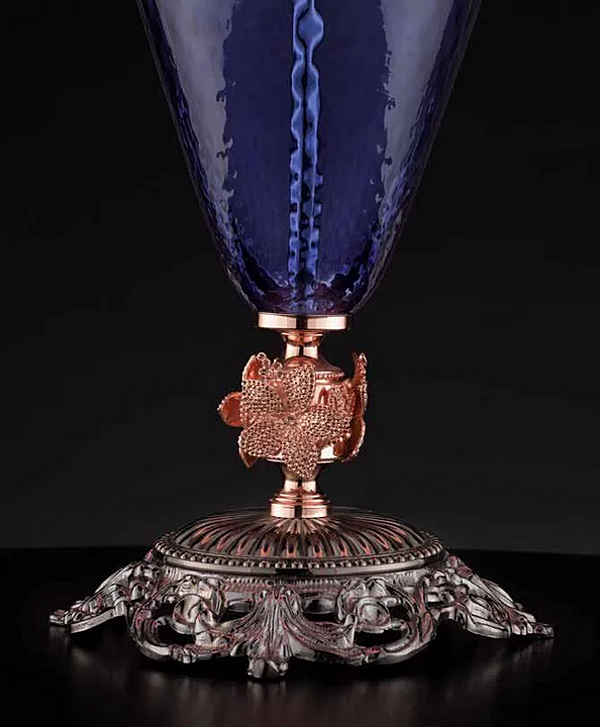 Kristall Tischlampe Kate LG1 Euroluce Lampadari Fabrik EUROLUCE LAMPADARi aus Italien. Foto №3