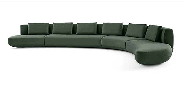 Ecksofa aus Stoff mit beweglicher Rückenlehne Gallotti&Radice AUDREY Fabrik Gallotti & Radice aus Italien. Foto №2