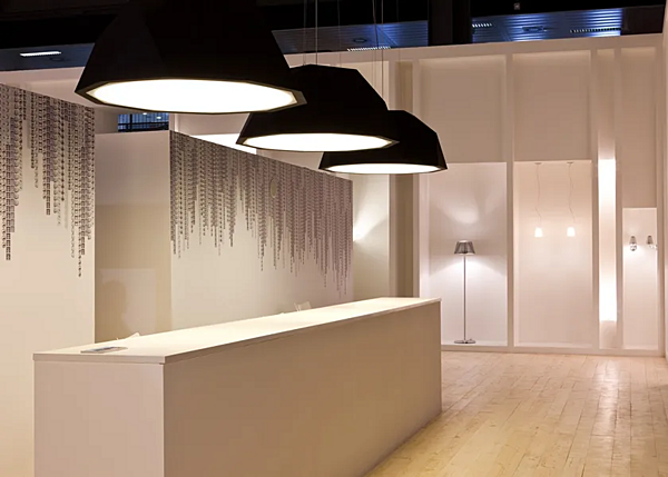 Hängelampe aus Aluminium Fabbian Crio Fabrik Fabbian aus Italien. Foto №23
