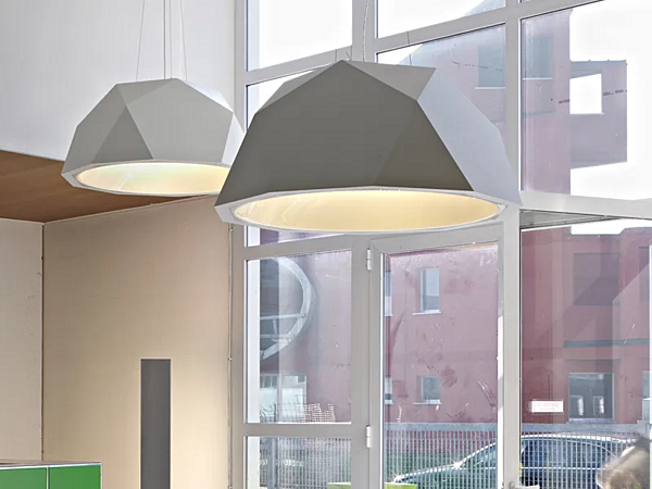 Hängelampe aus Aluminium Fabbian Crio Fabrik Fabbian aus Italien. Foto №35