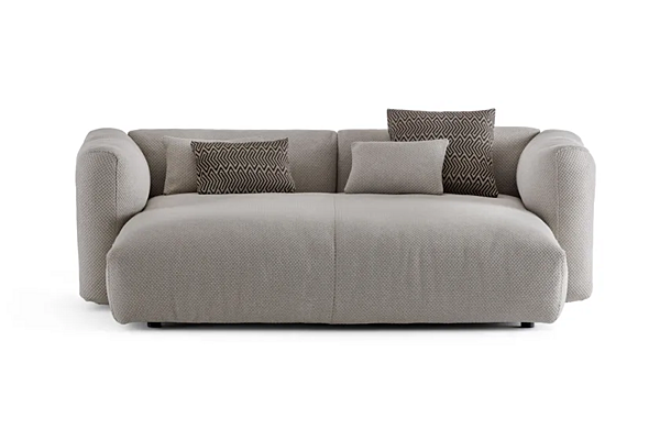 Ecksofa mit abnehmbarem Bezug aus Stoff Flou Fiocco Fabrik Flou aus Italien. Foto №2