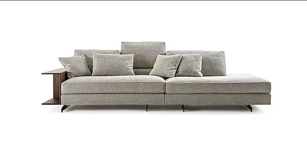 Ecksofa aus Stoff mit abnehmbarem Bezug Frigerio Davis Book Fabrik Frigerio aus Italien. Foto №6