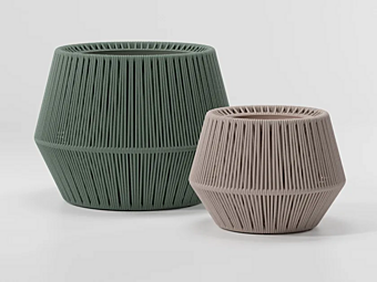 Gartenvasen aus Keramik Zigzag KETTAL Gartenvasen aus Keramik Zigzag KETTAL Fabrik KETTAL aus Italien