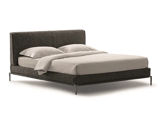 Doppelbett mit abnehmbarem Bezug aus Stoff Flou ICON Fabrik Flou aus Italien. Foto №1