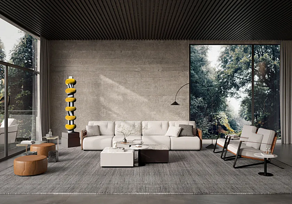 Fünfsitzer Stoffsofa Tress FORMITALIA TRESS Fabrik FORMITALIA aus Italien. Foto №2