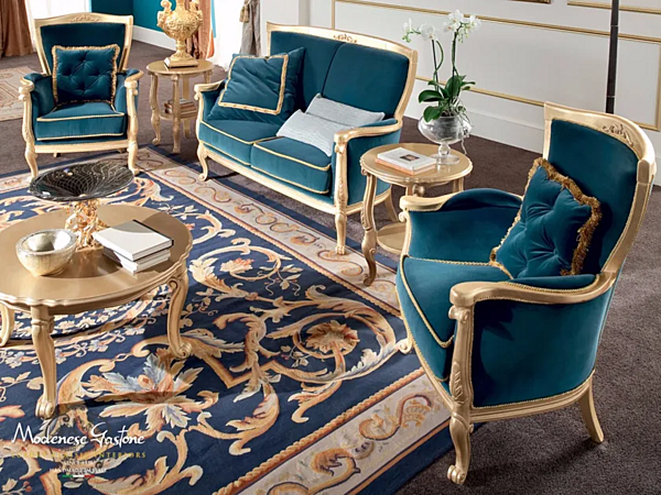 Runder niedriger Couchtisch aus Holz Modenese Luxury Interiors 13647 Fabrik MODENESE GASTONE aus Italien. Foto №3