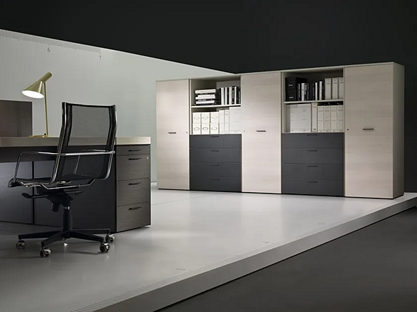 Modulare Holzregal für Büros i 4 Mariani Blade Fabrik i 4 Mariani aus Italien. Foto №4