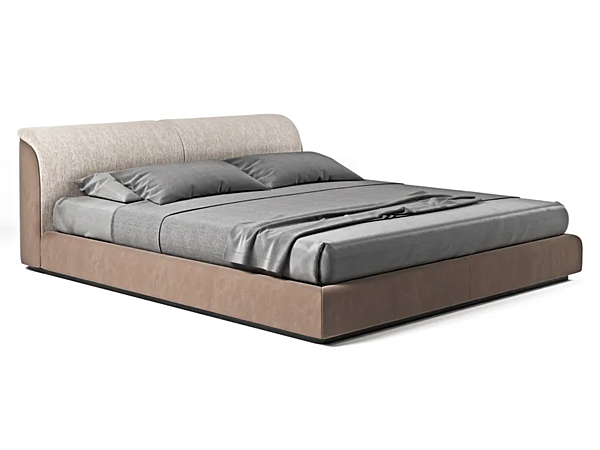 Doppelbett mit gepolsterter Rückenlehne aus Stoff FORMITALIA MASTER Fabrik FORMITALIA aus Italien. Foto №2