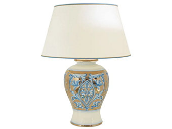 Keramik Tischlampe Zodiaco Oro L_Antica Deruta ZD/2007/L/45