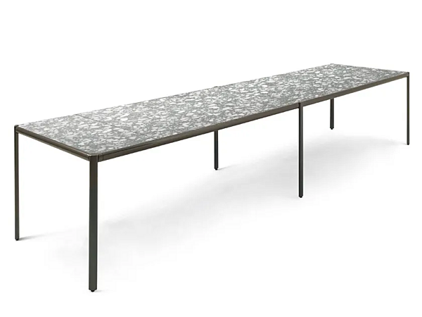 Garten Tisch mit Marmorplatte GIORGETTI ALDIA Fabrik GIORGETTI aus Italien. Foto №1