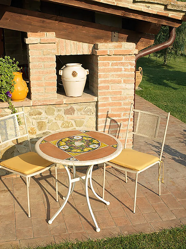 Handgefertigte Keramikvase Arcaica L_Antica Deruta AC/1026/40/AZU, AC/1026/40/B, AC/1026/40/BLU Fabrik L'Antica Deruta aus Italien. Foto №5