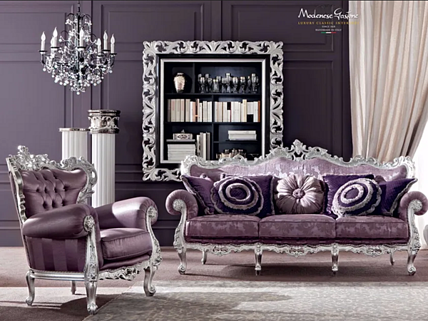 Dreisitzer Stoffsofa Modenese Luxury Interiors 13409 Fabrik MODENESE GASTONE aus Italien. Foto №2