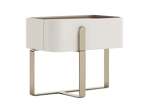 Nachttisch mit Schubladen aus Holz Capital Collection Eden L ED.CO Fabrik Capital Collection aus Italien. Foto №1