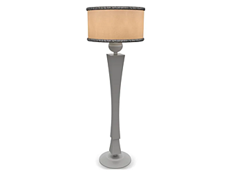 Stoff Stehlampe Ginger Roll CORTEZARI 1485-R