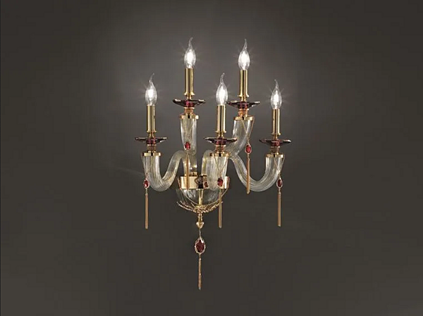 Wandleuchte mit Swarovski-Kristallen Julienne A5 Euroluce Lampadari Fabrik EUROLUCE LAMPADARi aus Italien. Foto №1