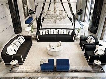 Modularer Stoffsofa Ludovica KEOMA Fabrik KEOMA aus Italien