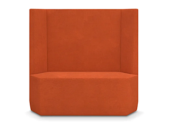 Zweisitzer Sofa mit hoher Rückenlehne aus Stoff Adrenalina Tigram D IMB1050118