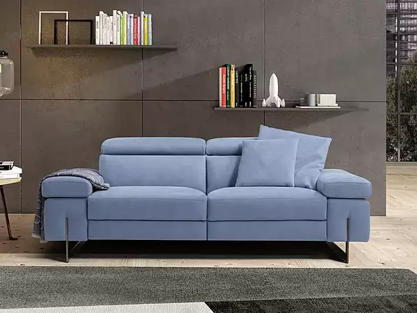 3-Sitzer Ledersofa mit elektrischer Verstellung Egoitaliano Candice Fabrik Egoitaliano aus Italien. Foto №4