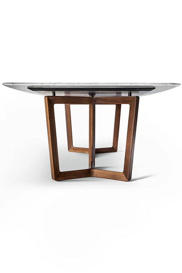 Rechteckiger Tisch aus Holz und Marmor Bolero Ravel POLTRONA FRAU Fabrik POLTRONA FRAU aus Italien. Foto №3