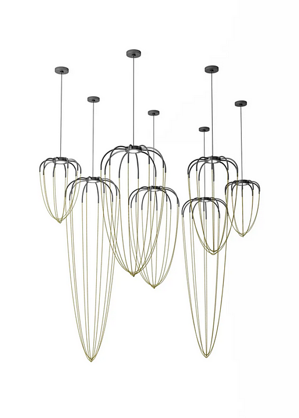 LED Pendelleuchte aus Aluminium AXOLIGHT Alysoid SPALYS34, SPALYS43, SPALY51P, SPALY5G Fabrik Axolight aus Italien. Foto №7