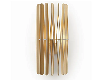 Wandleuchte aus Holz Fabbian Stick Fabrik Fabbian aus Italien