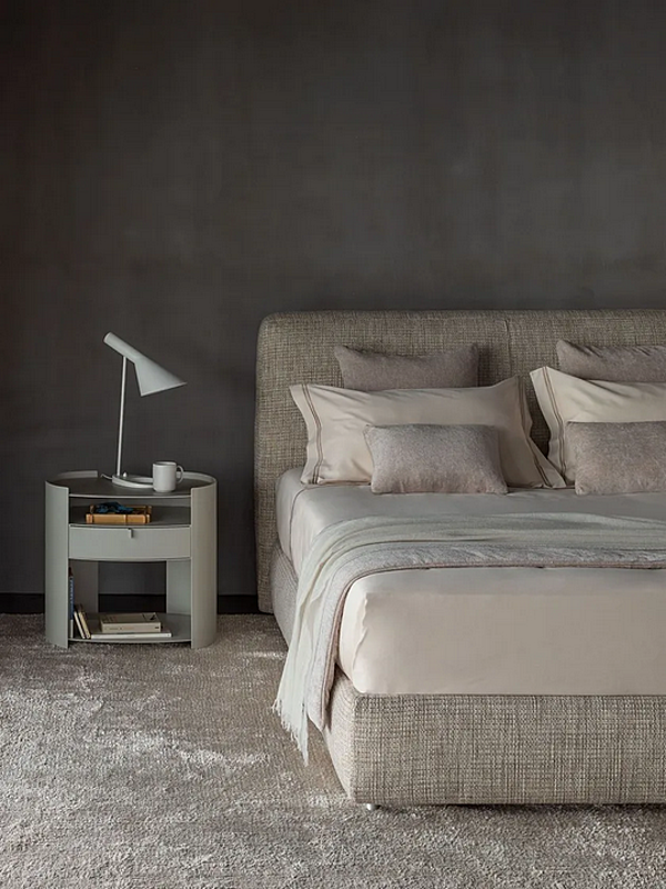 Doppelbett mit gepolsterter Rückenlehne Flou MyPlace Fabrik Flou aus Italien. Foto №7