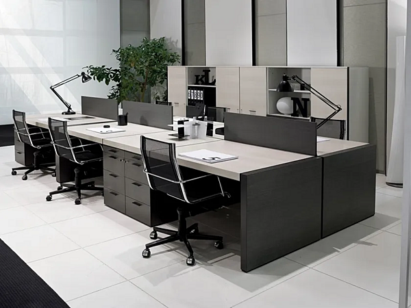 Modulare Holzregal für Büros i 4 Mariani Blade Fabrik i 4 Mariani aus Italien. Foto №3