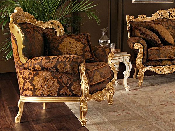Stoffarmstuhl mit Armlehnen Modenese Luxury Interiors 11416 Fabrik MODENESE GASTONE aus Italien. Foto №1