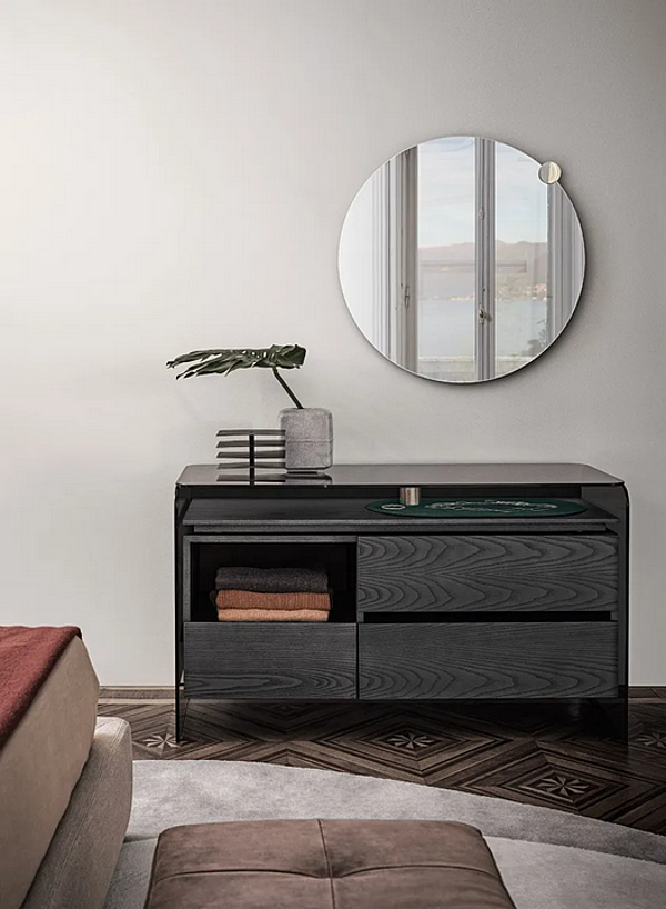 Runder Wandspiegel aus Glas Gallotti&Radice Odette Fabrik Gallotti & Radice aus Italien. Foto №2