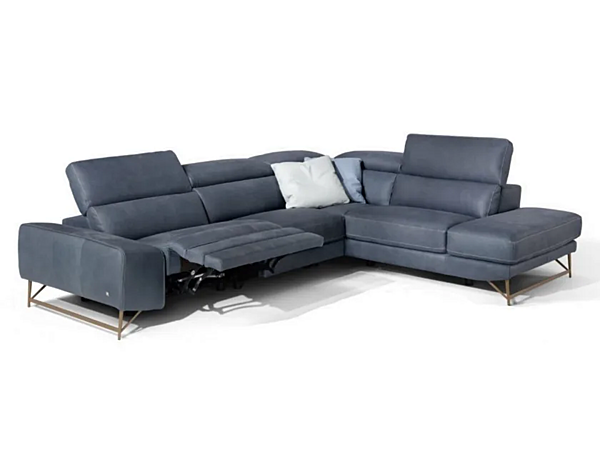 Ecksofa mit elektrischem Relaxmechanismus aus Stoff Princess Marinelli Home M1284 Fabrik Marinelli Home aus Italien. Foto №1