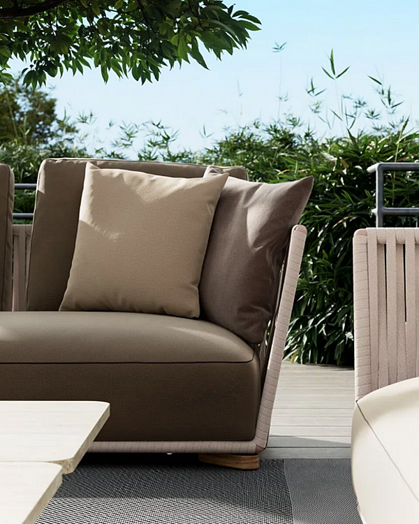 Ecksofa aus Stoff für den Garten Grand Bitta KETTAL KS7003400, KS7003300, KS7003500 Fabrik KETTAL aus Italien. Foto №4