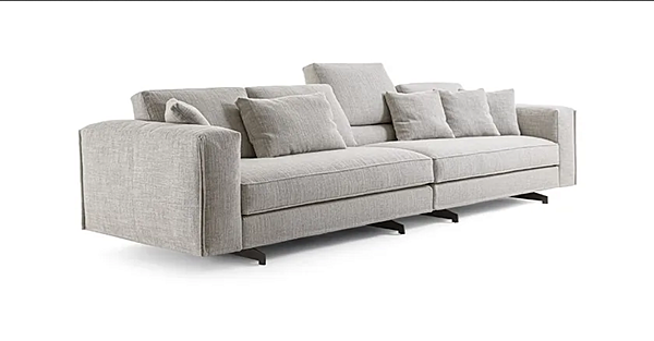 Ecksofa aus Stoff mit abnehmbarem Bezug Davis Twin Frigerio Fabrik Frigerio aus Italien. Foto №4