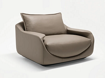 Lederarmchair mit Armlehnen Martini GIORGETTI 69880