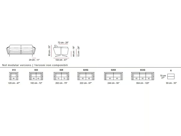 Leder Sofa mit Schlittenbasis Elite Marinelli Home M1279 Fabrik Marinelli Home aus Italien. Foto №5