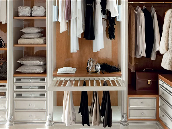 Walk-in Kleiderschrank aus Holz Modenese Luxury Interiors 13909 Fabrik MODENESE GASTONE aus Italien. Foto №5
