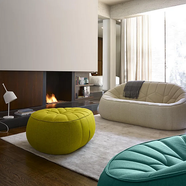 Zweisitzer Stoffsofa mit Ottoman LIGNE ROSET 18220405 Fabrik LIGNE ROSET aus Italien. Foto №4