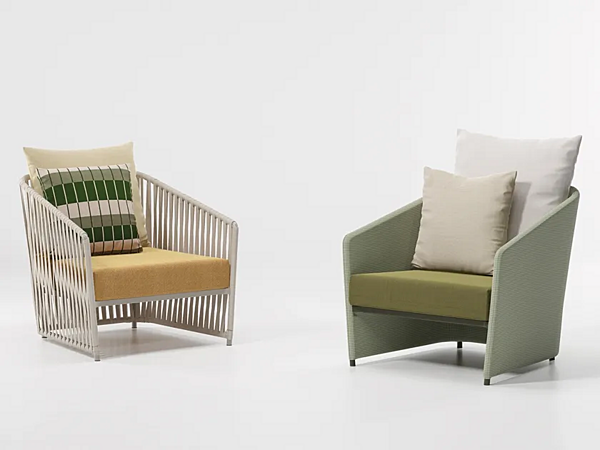Gartenarmchair mit Armlehnen aus Stoff KETTAL Bitta Lounge #7020045001 Fabrik KETTAL aus Italien. Foto №2