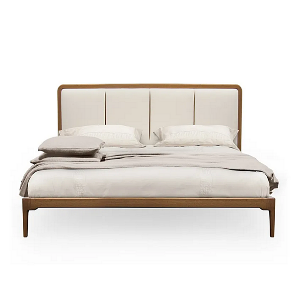 Holzbett mit gepolstertem Kopfteil Julia FORMITALIA Fabrik FORMITALIA aus Italien. Foto №2