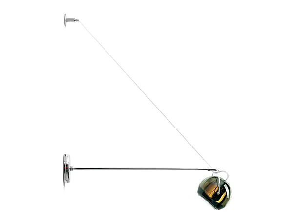 Verstellbare Wandlampe aus Metall Fabbian Beluga Farbe Fabrik Fabbian aus Italien. Foto №6