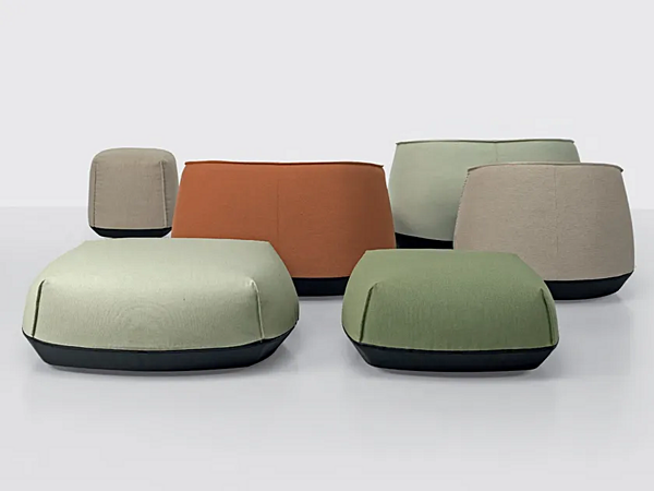 Garten Pouf aus Sunbrella Kristalia Brioni Fabrik Kristalia aus Italien. Foto №1