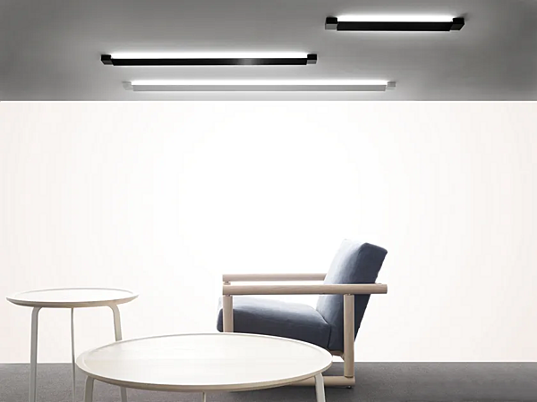 Aluminium Deckenlampe Pivot Fabbian Fabrik Fabbian aus Italien. Foto №2