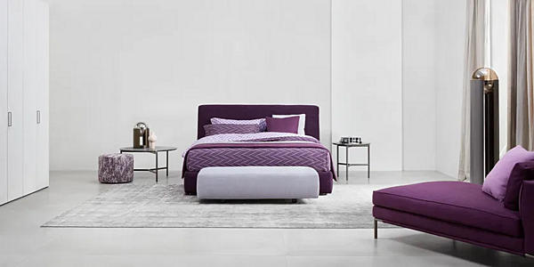 Doppelbett mit gepolsterter Rückenlehne Flou MyPlace Fabrik Flou aus Italien. Foto №3